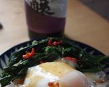 【御釀拌淋風味】菠菜溫泉蛋拌飯的食譜步驟7照片