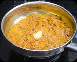 A picture of step 7 of Raw Mango Thokku.