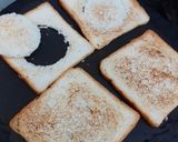 A picture of step 1 of Egg Cheese Toast ❤.