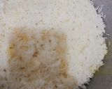 A picture of step 3 of Chullo kabab with butter rice.