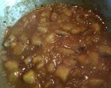 A picture of step 3 of Raw Mango curry.