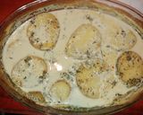 Foto del paso 12 de la receta: Filet Hope gratinado en cheddar, con papas suaves a la menta