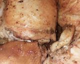 A picture of step 4 of Savory Baked Chicken Thighs.