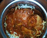 A picture of step 6 of Rice and stew with turkey and coleslaw.