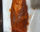 Foto del paso 4 de la receta: Solomillo de cerdo adobado con brócoli y guarnición de setas salteadas y aderezo Vidalim