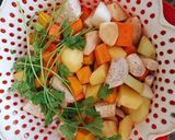 Hình bước làm 1 của món Canh thịt bò nấu rau củ