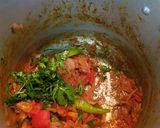 A picture of step 5 of Chicken curry.