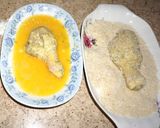 Foto del paso 3 de la receta: Trutros y alitas de pollo fritas