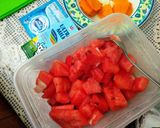 Foto langkah ke 1 dari resep Es Semangka Susu.