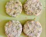 A picture of step 6 of Fishcakes made according to my Scottish grandmother's recipe.