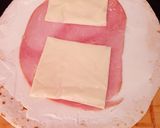 A picture of step 1 of Mini Ham and Cream Cheese Wraps.