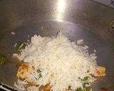 A picture of step 4 of Chinese fried rice.