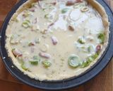 Une image de l'étape 10 de Quiche Poireaux / Lardons.
