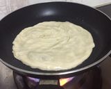 A picture of step 5 of Lachydar Paratha in Dhaba style👌.