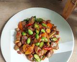 Foto langkah ke 3 dari resep Sambal Goreng Hati Pete Pedas.