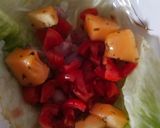 A picture of step 2 of Melon bhel.