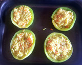 Foto del paso 4 de la receta: Zapallitos y berenjenas rellenas de arroz y tofu