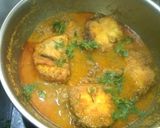 A picture of step 4 of Kasundi Rahu Fish Curry.