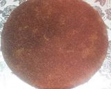 A picture of step 2 of Mickey mouse cake.