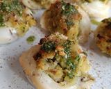 Foto del paso 10 de la receta Sepias rellenas de merluza gratinadas al horno
