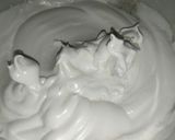 A picture of step 3 of Egg whites cookies(meringue cookies) baked in pateela oven.