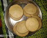 A picture of step 3 of Kakara pitha.
