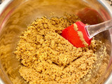 “Pastel pudín” con manzana (“Pudding cake with apples”),