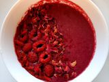 Raspberry beetroot smoothie