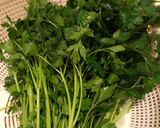 A picture of step 1 of Chimichurri.