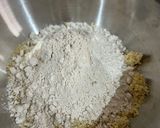 A picture of step 2 of Shortbread pie crust.