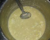 A picture of step 7 of Kesar-Elaichi Kalakand.