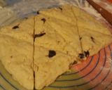 A picture of step 7 of Glazed Lemon Blueberry Scones.
