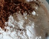 Foto langkah ke 3 dari resep Mochi Cake Cokelat Lumer (1 Telur).