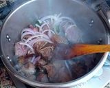 Foto del paso 2 de la receta: Brazuelo de ternera con garbanzos en salsa de ras el hanout