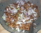 A picture of step 2 of Black chana chaat.