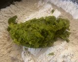 A picture of step 4 of Masala Toor Dhal roti.