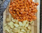Foto do passo 2 de Carne moída de soja com legumes