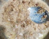 A picture of step 5 of Fig walnut halwa.