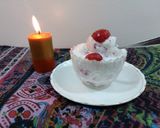 A picture of step 6 of Strawberries ice cream.