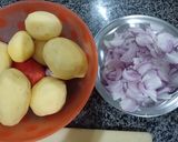 A picture of step 1 of Chicken biryani.