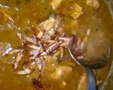 A picture of step 8 of Chicken nehari.