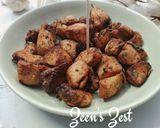 A picture of step 4 of Air Fryer Butter Garlic Chicken Bites.
