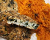 Foto del paso 10 de la receta: 🐟Medallones de merluza, quinoa y acelga al horno 🐟