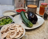 Foto del paso 1 de la receta: Pisto con berenjena y champiñones
