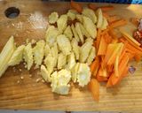 Foto langkah ke 2 dari resep Tumis jagung muda ati ampela sosis.