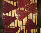 A picture of step 10 of Red Velvet Waffles.