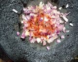 A picture of step 3 of Paneer Masala Omelette.