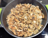Foto del paso 2 de la receta: Garbanzos con soja texturizada, champiñones y espinacas