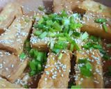 Hình bước làm 2 của món Đậu hũ sốt nước mắm