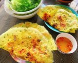 Hình bước làm 6 của món Bánh xèo nam bộ tôm thịt giòn thơm